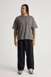 Authentics Heavy Weight Box Fit Tshirt, IRON GREY - alternate image 2