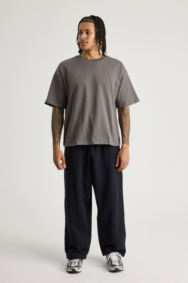 Authentics Heavy Weight Box Fit Tshirt, IRON GREY