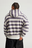 Open Gallery Hoodie, OG WINTER PLUM / STRIPE SONDER - alternate image 3