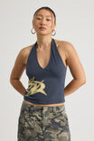 Graphic Halter, SEAL/NTN - alternate image 1
