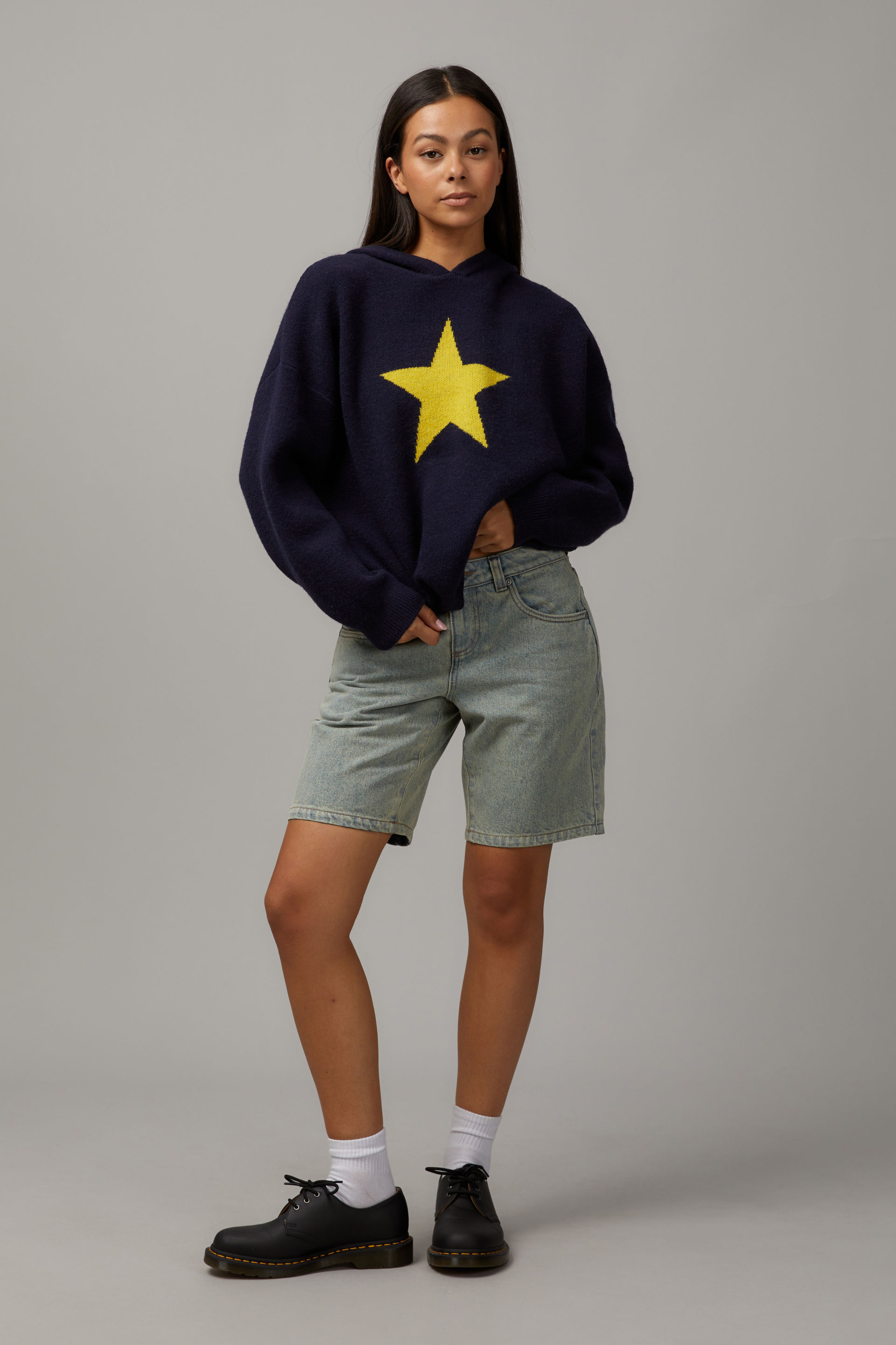 Yellow star sweatshirt hot sale