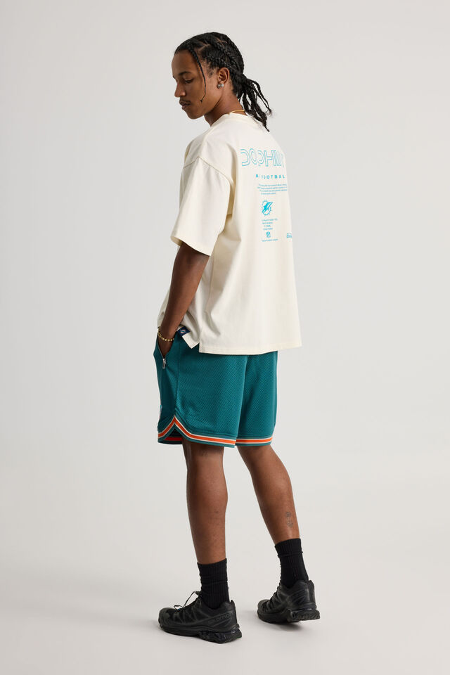 Nfl Basketball Short, LCN NFL VERIDIAN/MIAMI DOLPHINS CLASSIC