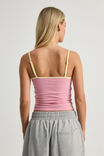 Jersey Cami, CASHMERE ROSE/BUMBLE YELLOW - alternate image 3