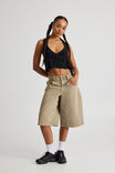 Piper Mesh Wrap Halter Top, BLACK - alternate image 2
