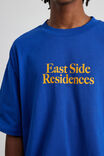 Boxy Cropped Graphic Tshirt, HH CORPORATE BLUE/EAST SIDE - alternate image 4