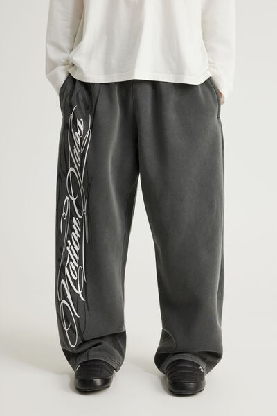 Baggy Trackpant, NTN Washed Black/Notion Labs