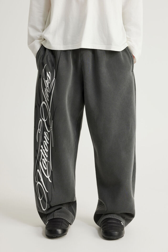 Baggy Trackpant, NTN Washed Black/Notion Labs