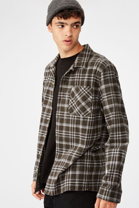Flanno Shirt, FITZROY CHECK