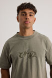 Notion Vintage Slim Fit Graphic Tshirt, NTN WASHED KHAKI MIST/NOTION SPIKE - alternate image 4