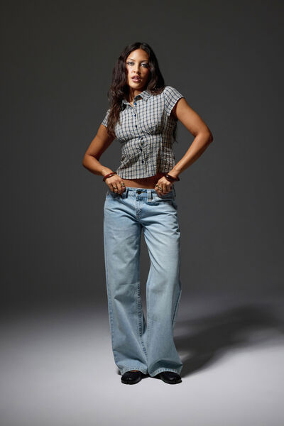 Luca Low Rise Jean, OCEAN BLUE