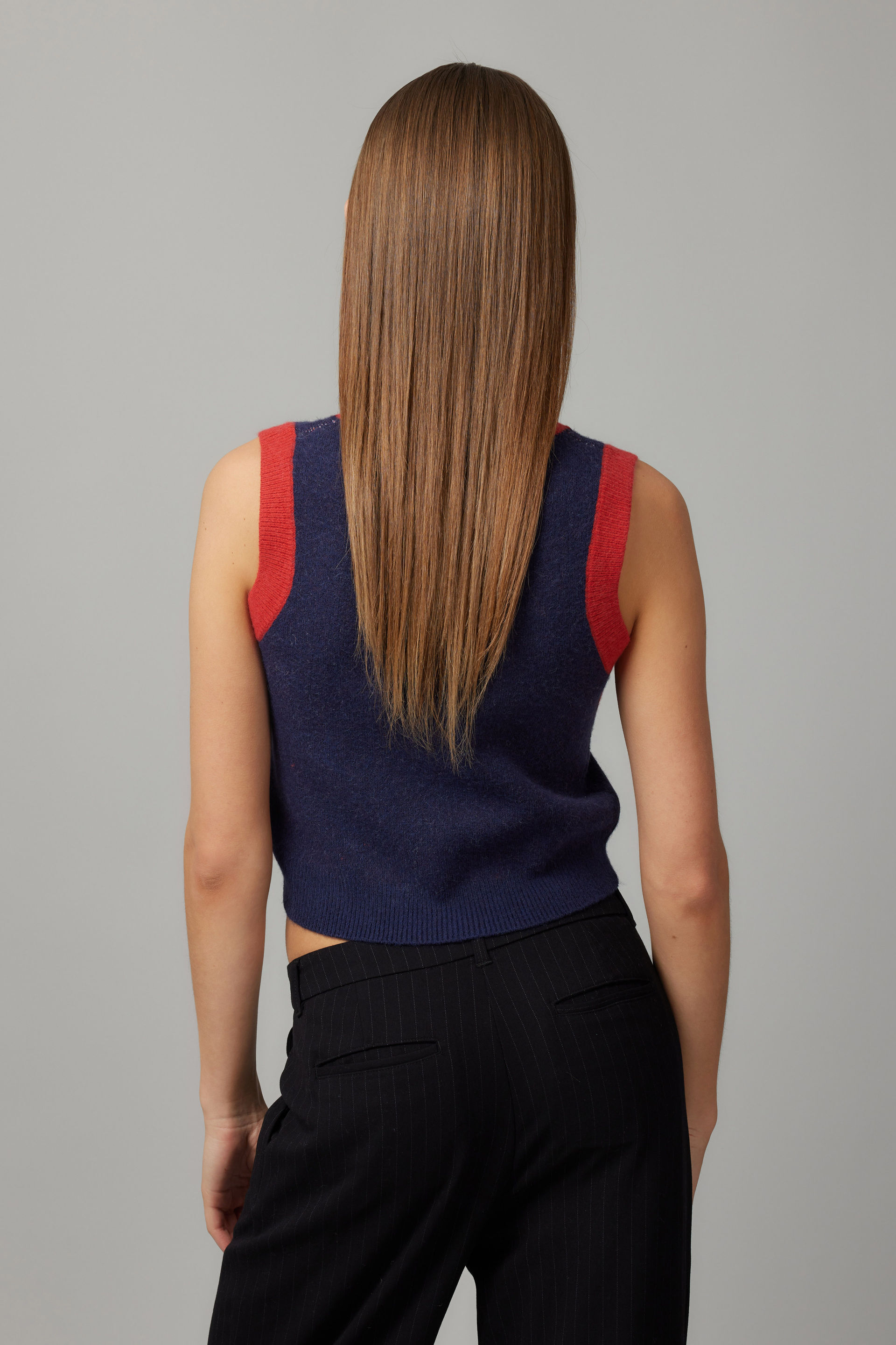 Fila Lcn Argyle Knit Vest