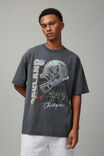 Oversized Nfl T Shirt, LCN NFL WASHED SLATE/OAKLAND RAIDERS - alternate image 1