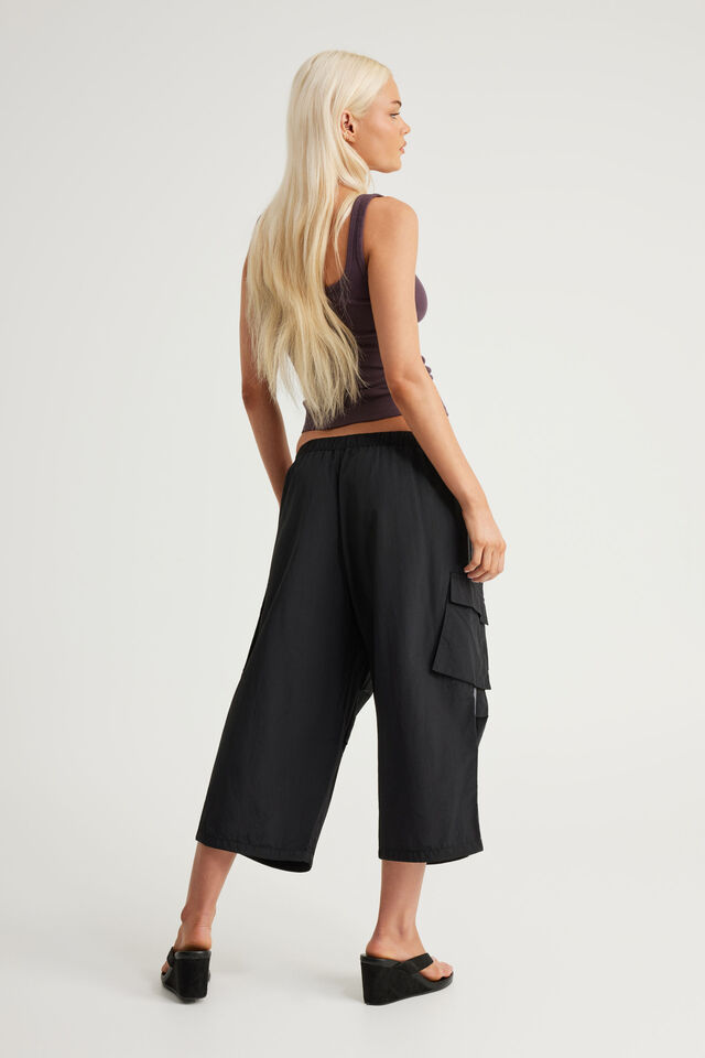 Jumbo 3/4 Pull On  Capri, NAMESAKE BLACK