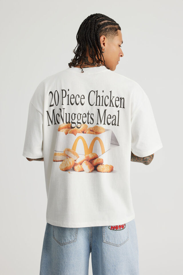 Mcdonalds Box Fit Tshirt, LCN MCD CLOUD/20 PIECE NUGGETS