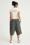 Baggy Track Short, NTN WASHED BLACK/ANGEL OR DEMON - example image 3