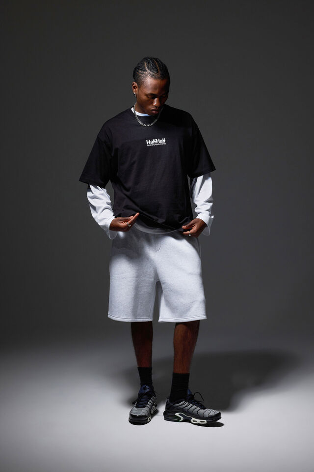 Authentics Regular Track Short, SILVER MARLE