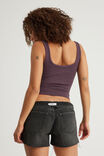 Authentics Scoop Rib Tank, FROZEN BERRY - alternate image 3