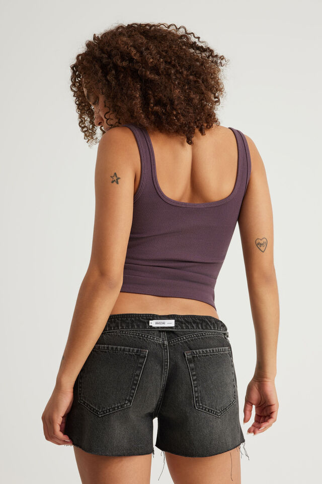 Authentics Scoop Rib Tank, FROZEN BERRY