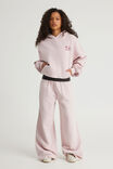 Open Gallery Boxy Hoodie, OG WASHED PINK DUST/OG REDCURRENT - example image 2