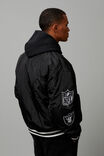 Nfl Bomber Jacket, LCN NFL RAIDERS BLACK/WHITE - alternate image 3