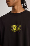 Half Half Heavyweight Box Fit Graphic Tshirt, HH BLACK/COMPUTER ICON - alternate image 4