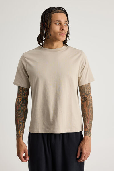 Authentics Slim Fit Tshirt, SUNBLEACHED KHAKI