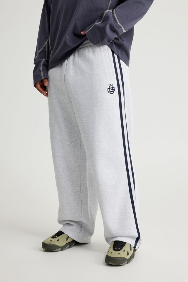Baggy Trackpant, OG SILVER MARLE/TAPING