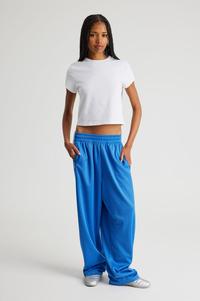 Open Gallery Wide Leg Track Pant, OG MEDITERANEAN BLUE