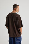 Box Fit Nba T Shirt, LCN NBA CHOC TORTE/BULLS NEW CURSIVE - alternate image 3