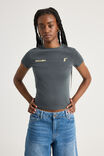 Fitted Graphic Tee, WASHED NAVY/OPEN GALLERY - alternate image 2