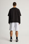 Authentics Regular Track Short, SILVER MARLE - alternate image 3