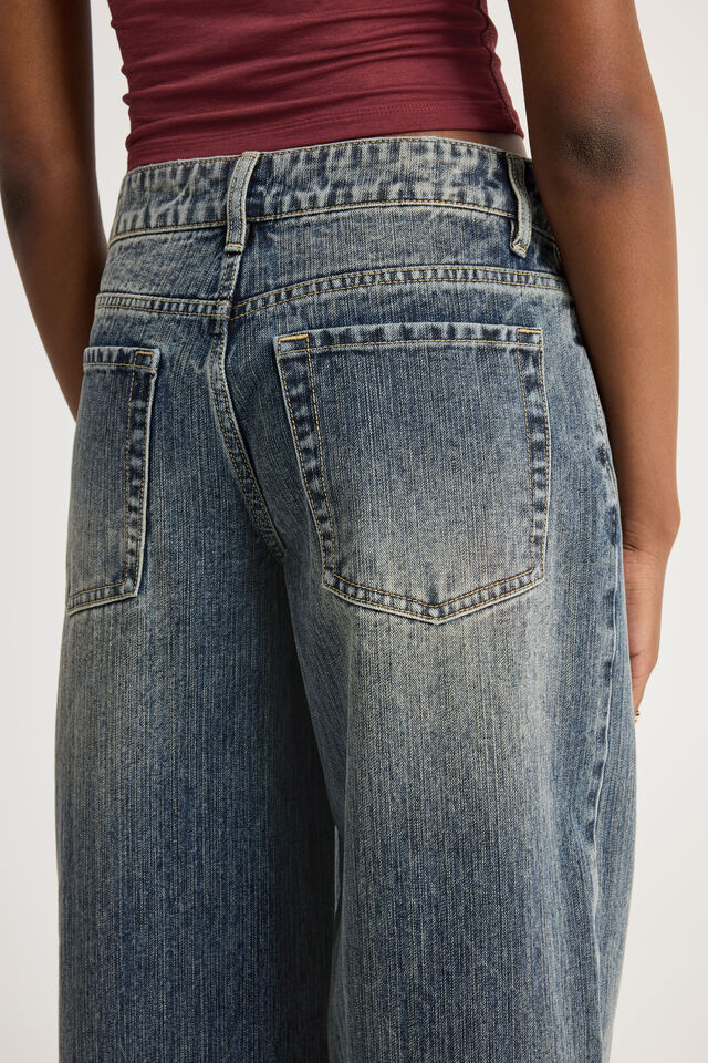 Mid Rise Baggy Jean, SUNSET INDIGO