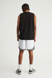 Nfl Basketball Short, LCN NFL WHITE STRIPE / RAIDERS GOTHIC - example image 3