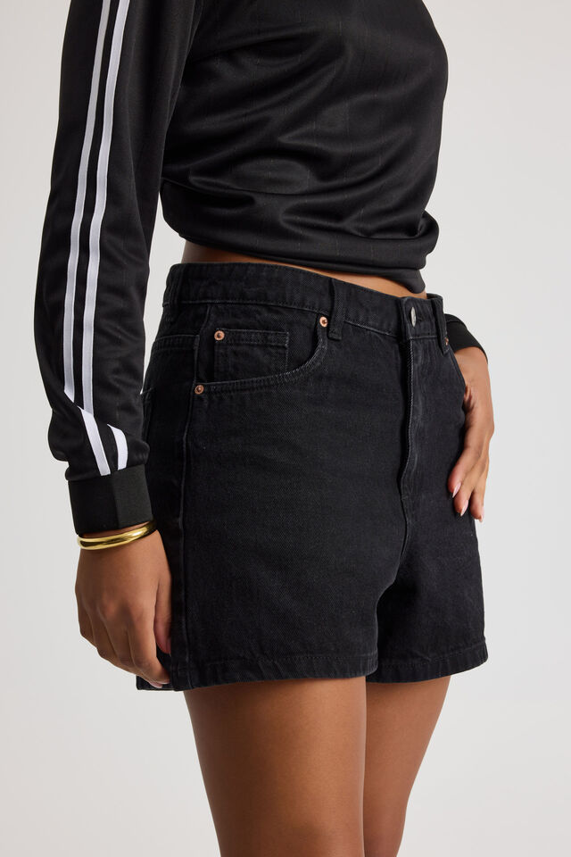 90 S Classic Denim Short, MIDNIGHT BLACK
