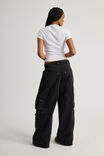 Mega Baggy Cargo, BLACK - alternate image 3