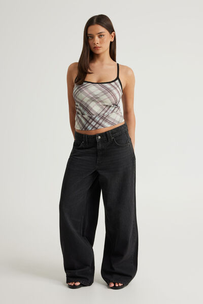 Mid Rise Baggy Jean, BACKSTAGE BLACK