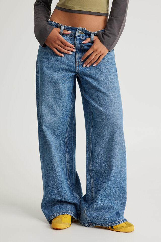 Mid Rise Baggy Jean, DREAM WAVE