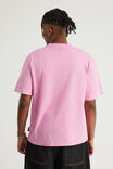 Half Half Heavyweight Core Fit Tshirt, HH PINK POP/CITYS ALIVE - example image 3