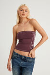 Graphic Bandeau, PUNK PURPLE/FRAGILE - example image 1
