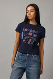 Slim Fit Graphic Tee, NAVY/LONDON ICONS - alternate image 2