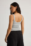 Authentics Scoop Neck Tank, GREY MARLE - alternate image 3