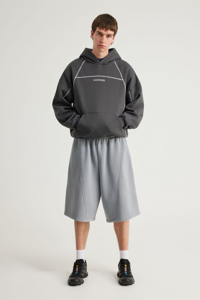Half Half Hoodie, HH SLATE/PANEL