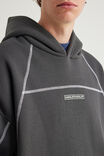 Half Half Hoodie, HH SLATE/PANEL - example image 4