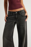 Era Low Super Wide Jean, BONFIRE BLACK - example image 5