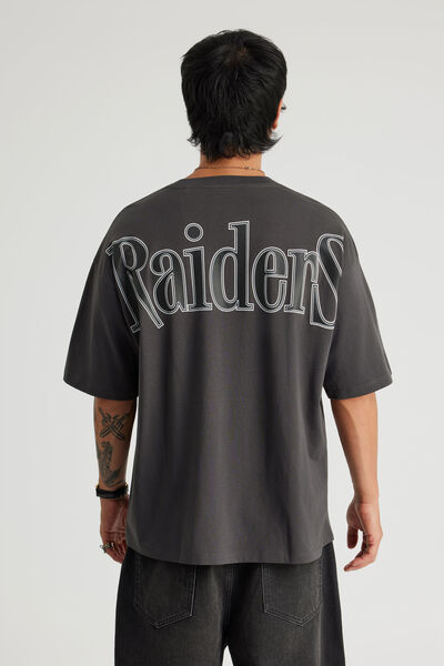Box Fit Nfl Tshirt, LCN NFL SLATE/RAIDERS CLASSIC