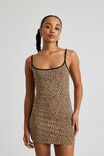 Bobbi Mini Dress, LEOPARD PRINT - alternate image 2
