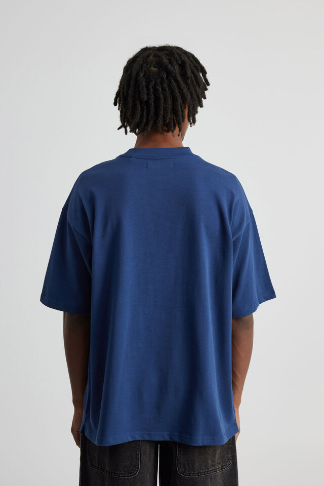 Heavy Weight Box Fit Graphic Tshirt, UC ACADEMY BLUE/SAINT JEAN