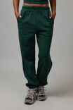 Super Slouchy Trackpant, PINE GREEN - alternate image 2