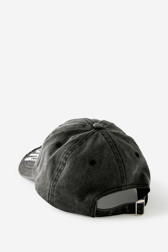 Notion Stretched Word Dad Cap, NOTION WASHED BLACK WHT PRINT