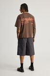 Half Half Pleated Woven Short, BLACK/GREY TONAL CHECK - alternate image 3
